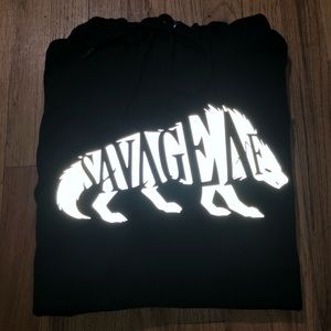 Hoodies with reflective design